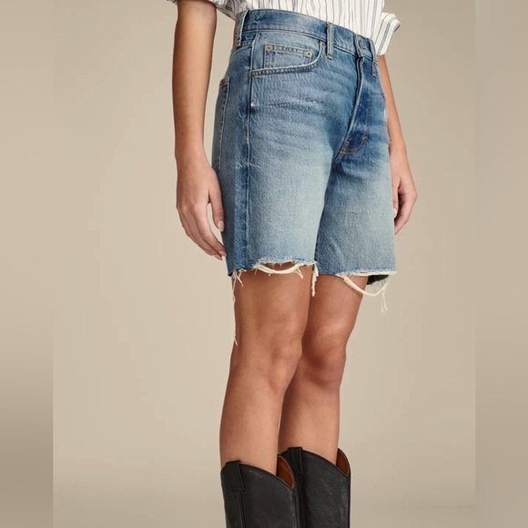 NWT Lucky Brand 90s Loose Denim Shorts 7” Inseam Size 4 / 27 - Picture 6 of 15